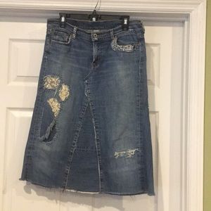 Lucky Brand Jean skirt